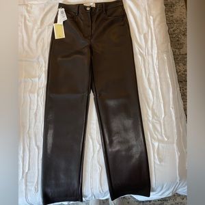 BRAND NEW NEVER WORN - Melina Pant - Size 4 - Rich Mocha Brown